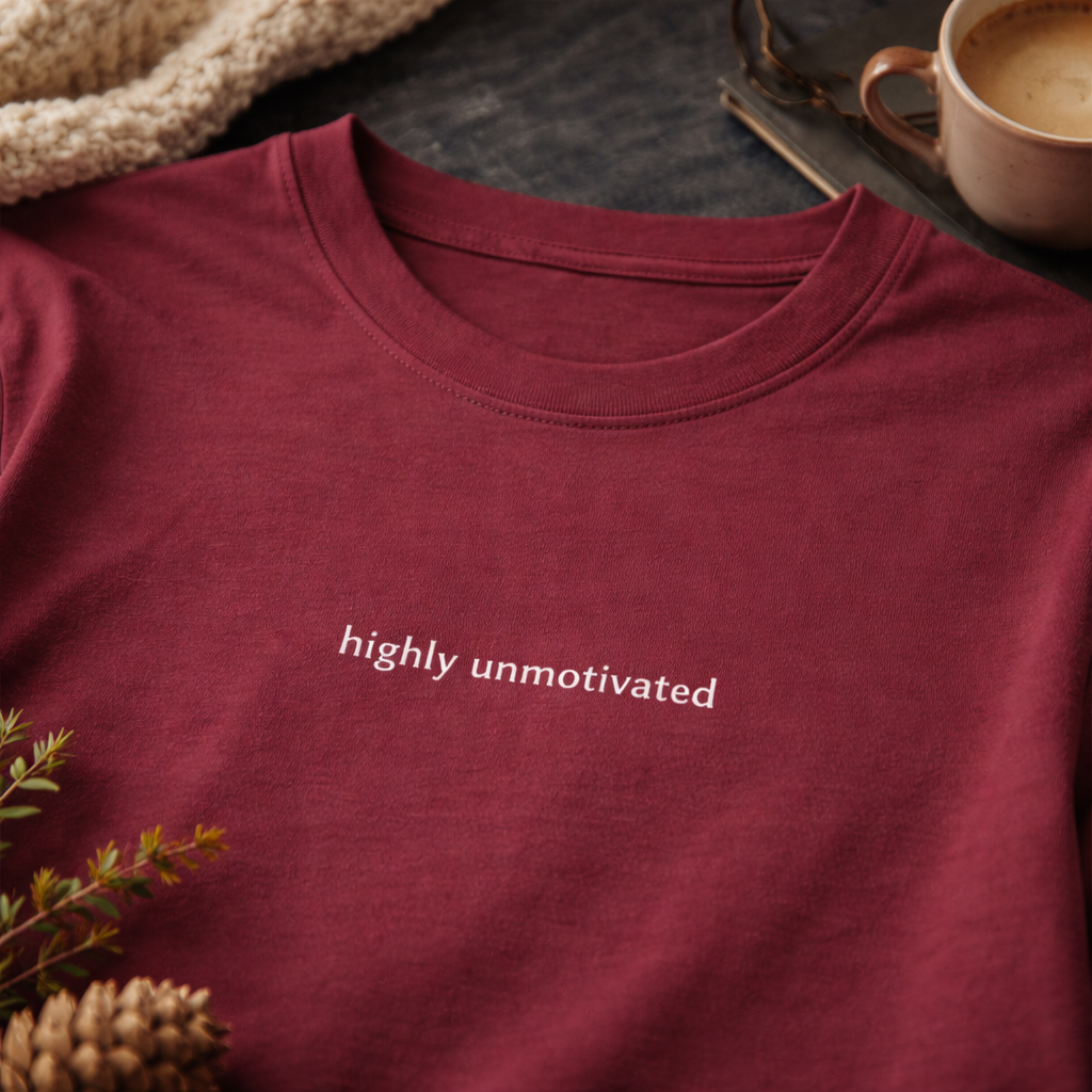 Highly unmotivated — Tee