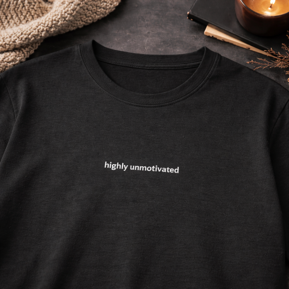 Highly unmotivated — Tee