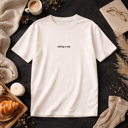 Taking a nap — Tee