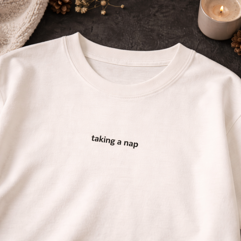 Taking a nap — Tee