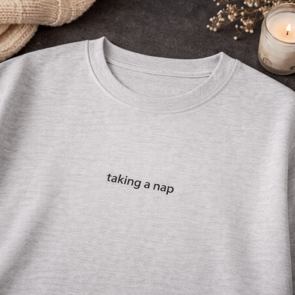 Taking a nap — Tee