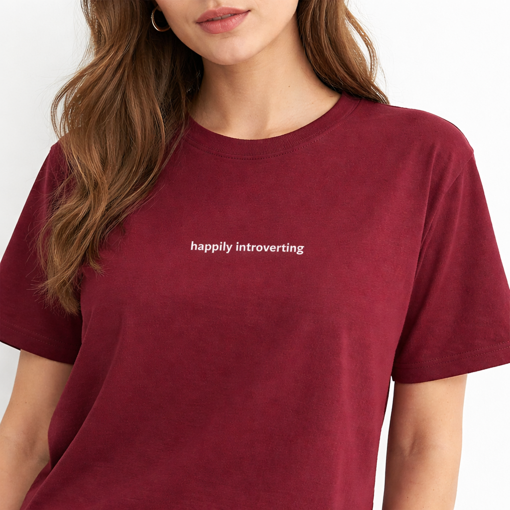 Happily introverting — Tee
