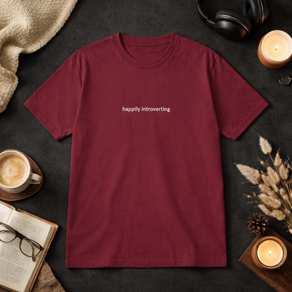Happily introverting — Tee