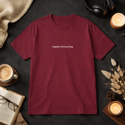 Happily introverting — Tee