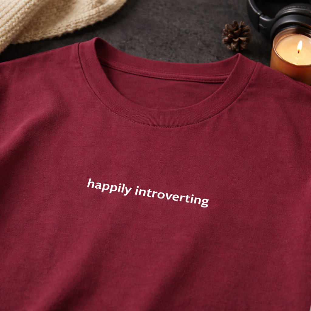 Happily introverting — Tee