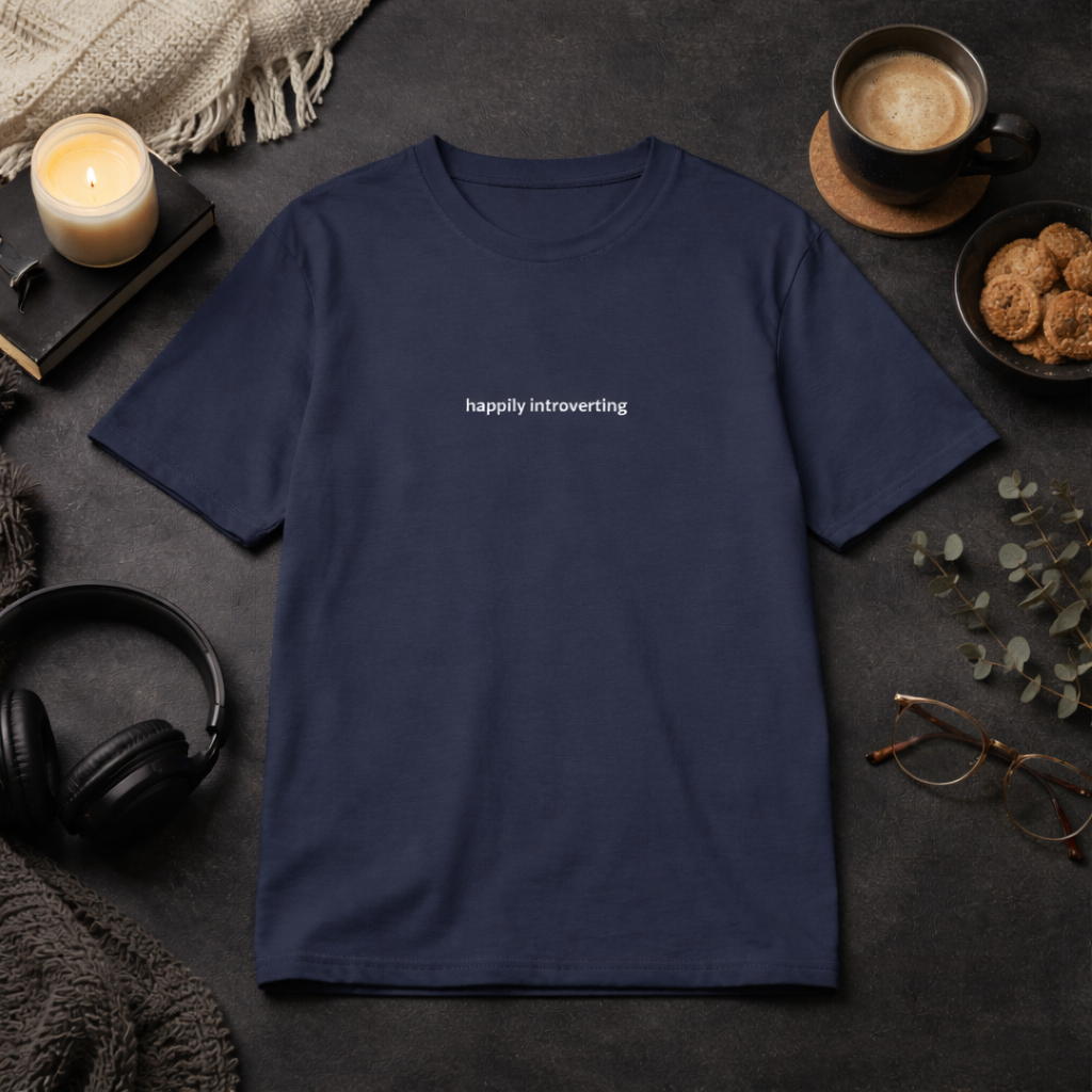Happily introverting — Tee