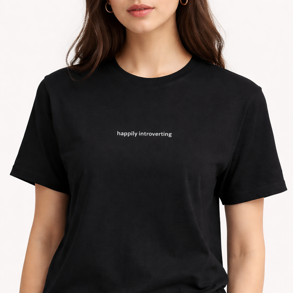 Happily introverting — Tee