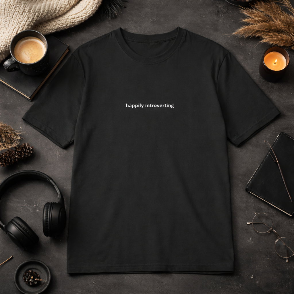 Happily introverting — Tee