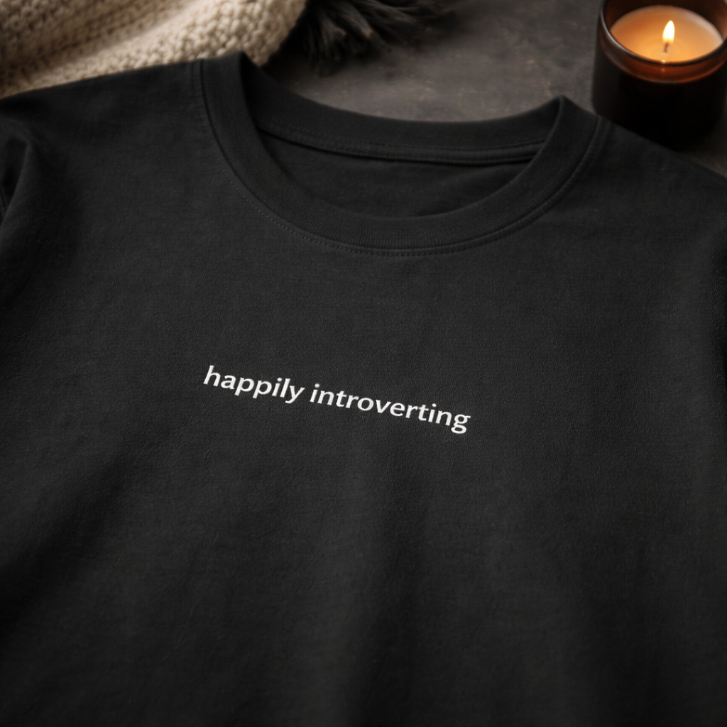 Happily introverting — Tee