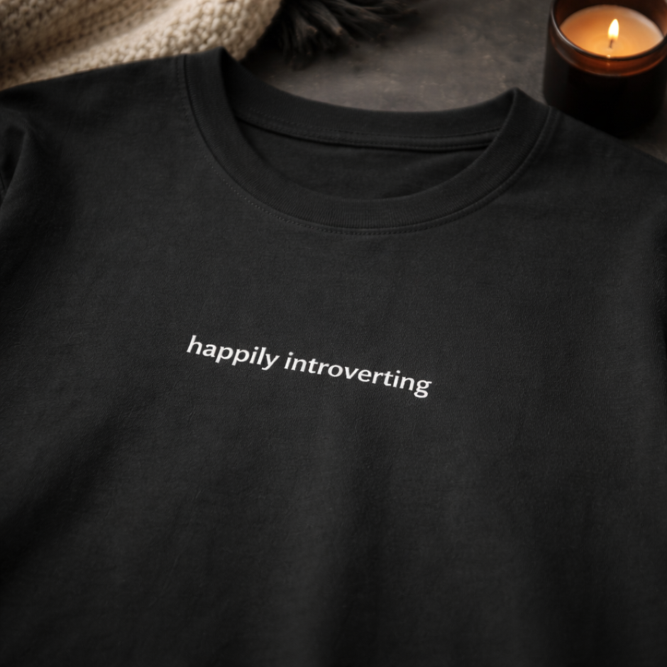 Happily introverting — Tee