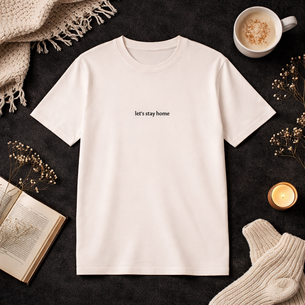 Let’s stay home — Tee