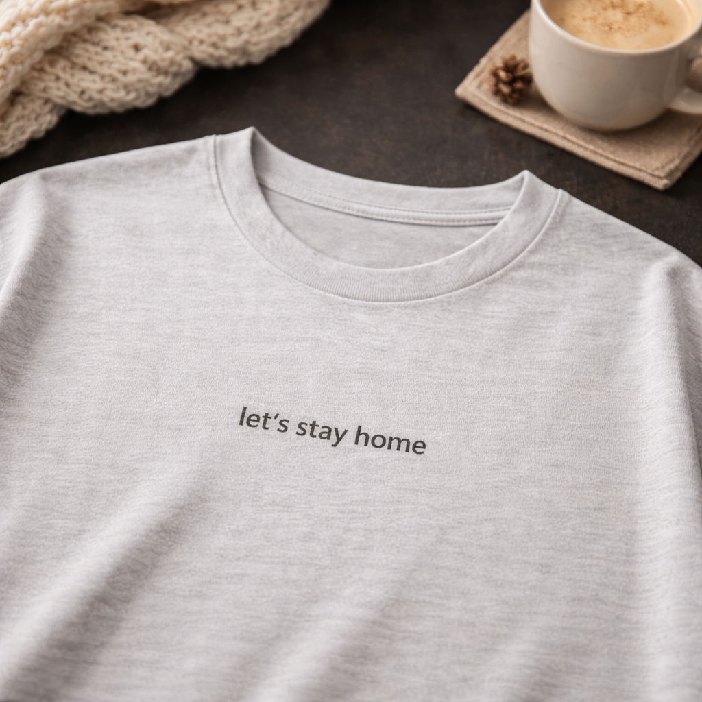 Let’s stay home — Tee