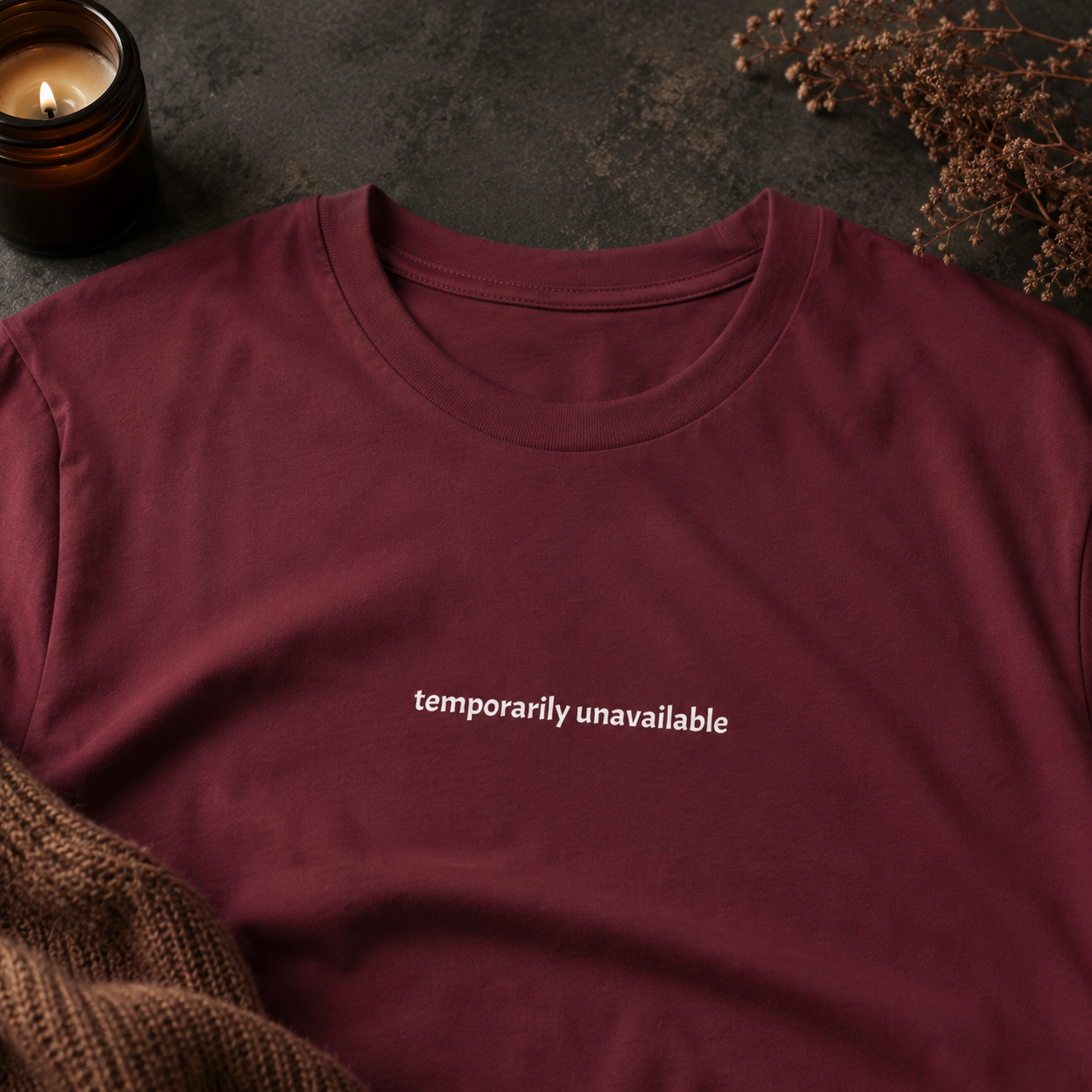 Temporarily unavailable — Tee