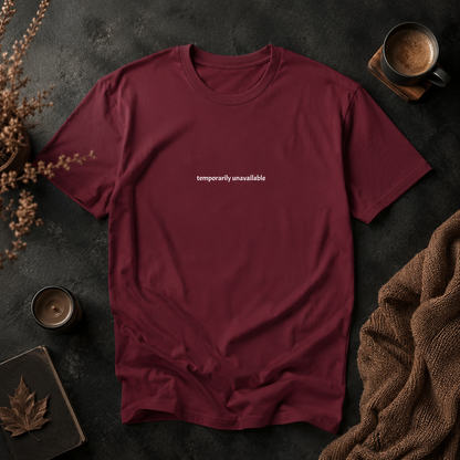 Temporarily unavailable — Tee