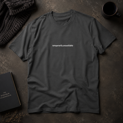 Temporarily unavailable — Tee