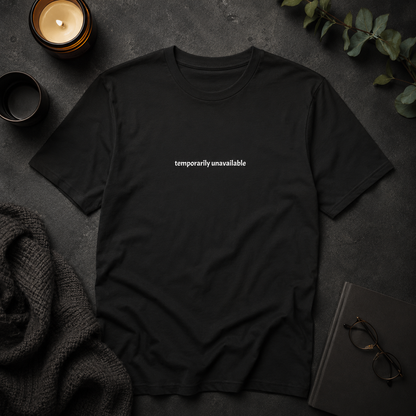 Temporarily unavailable — Tee