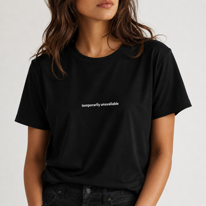 Temporarily unavailable — Tee