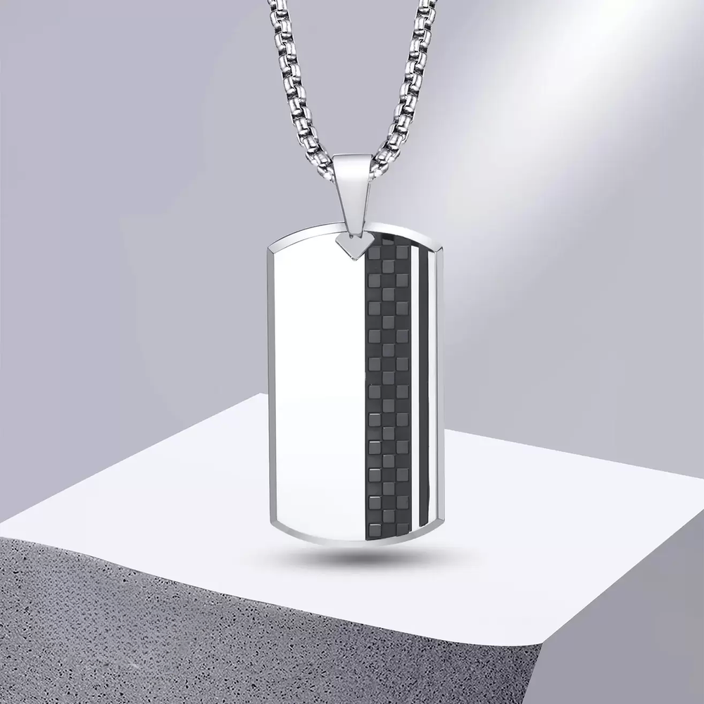 SteelTag: Men's Stainless Pendant Necklace